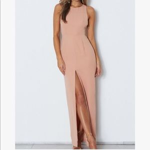 Dusty Peach Maxi Dress (White Fox Boutique)